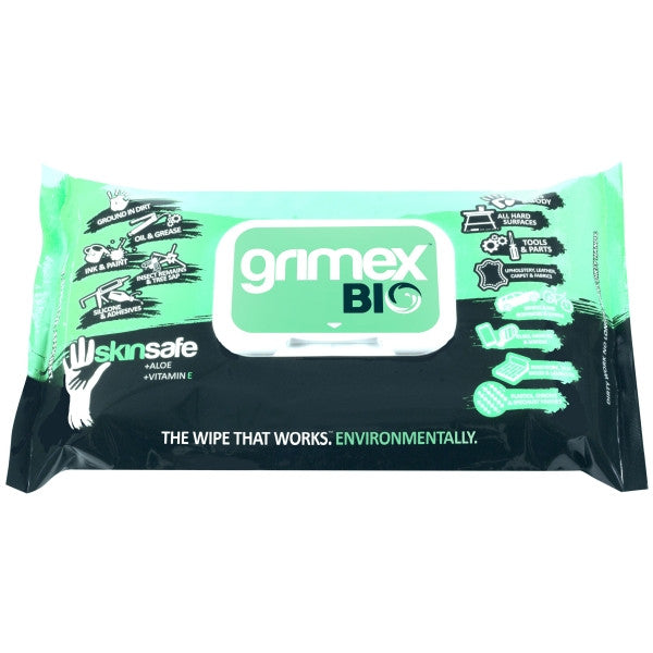 Grimex Disposable Bio Wipes - 20 x 25cm - Pack of 70