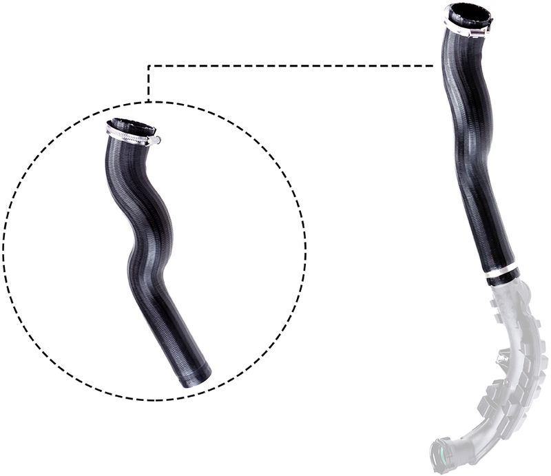 Gates 09-0532 Charge Air Hose - 1