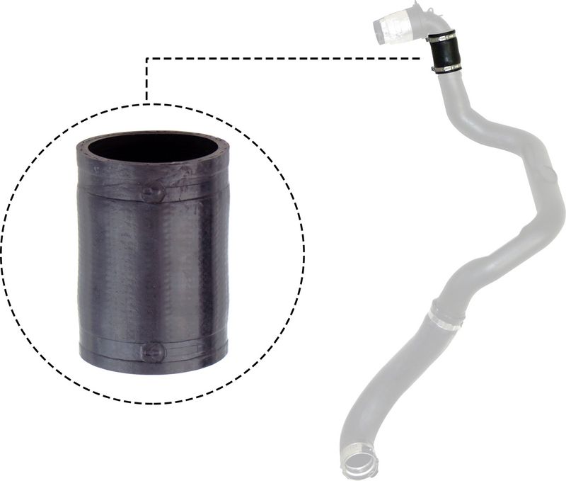 Gates 09-0534 Charge Air Hose - 1