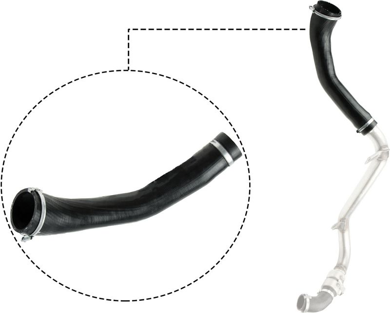 Gates 09-0638 Charge Air Hose - 1