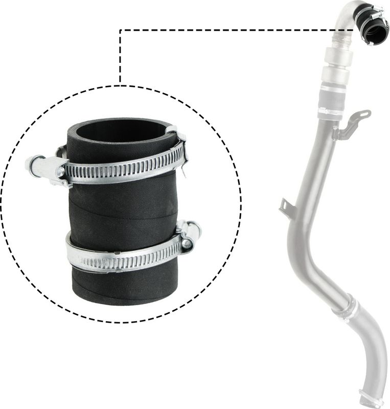 Gates 09-0663 Charge Air Hose - 1