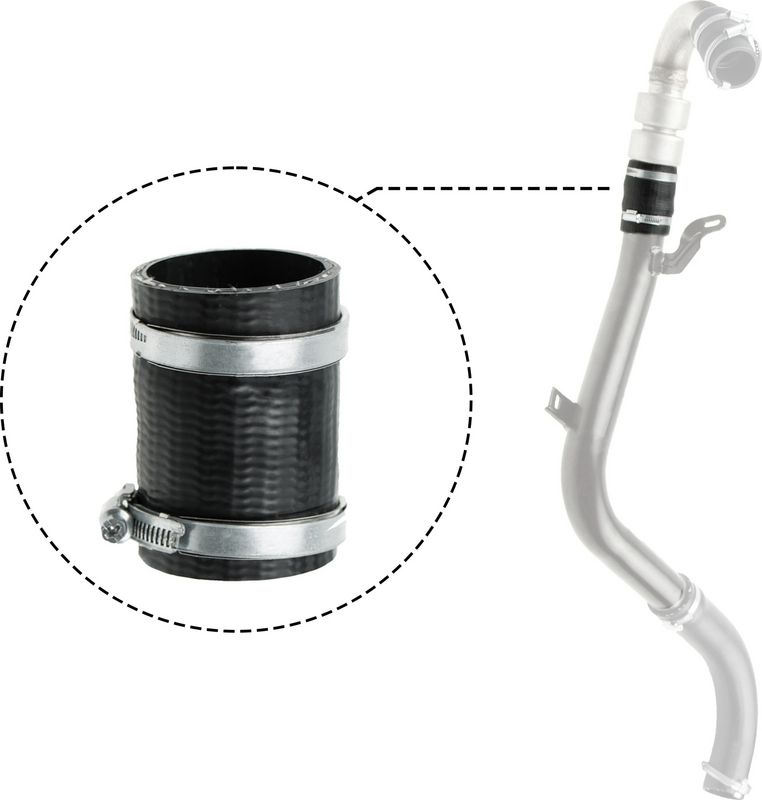 Gates 09-0664 Charge Air Hose - 1