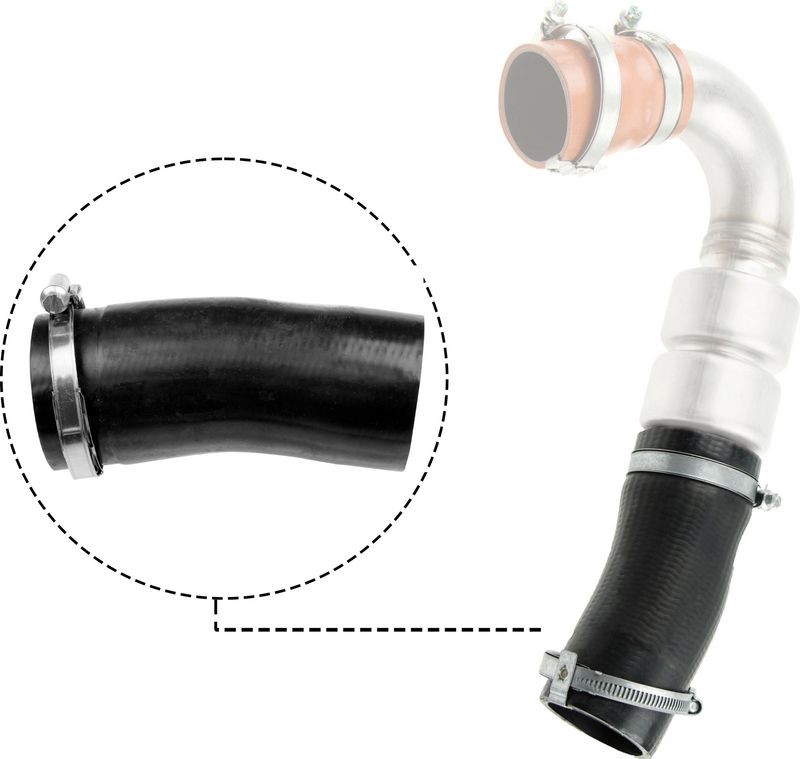 Gates 09-0946 Charge Air Hose - 1