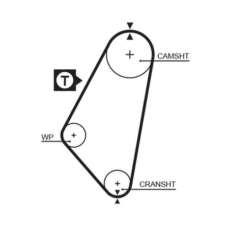 Gates 5083 Timing Belt - 1