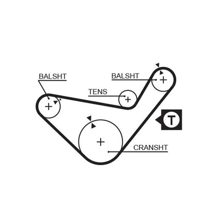 Gates 5210 Timing Belt - 1