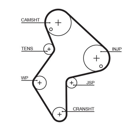 Gates 5249XS Timing Belt - 1