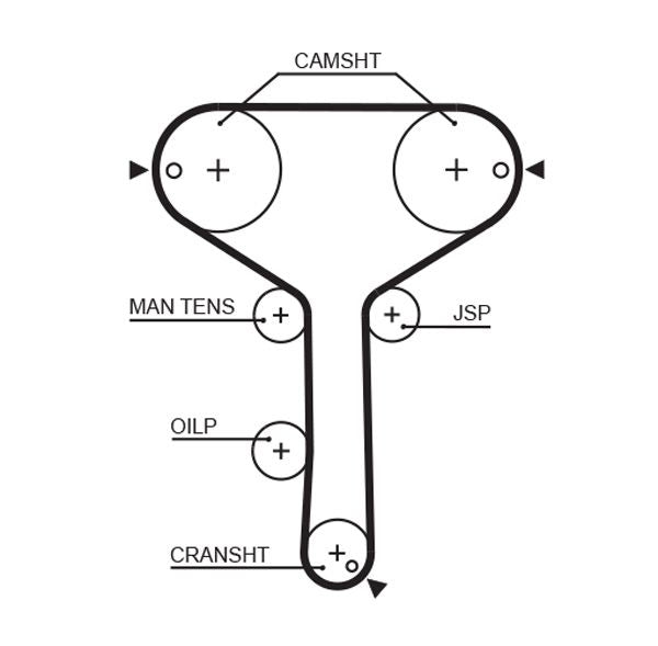Gates 5259XS Timing Belt - 1