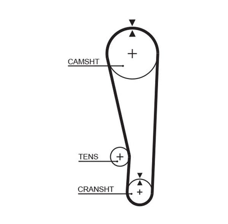 Gates 5268 Timing Belt - 1