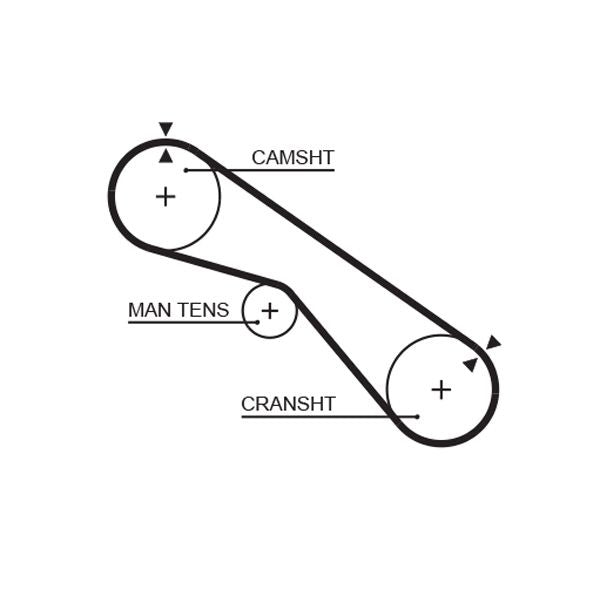 Gates 5321XS Timing Belt - 1