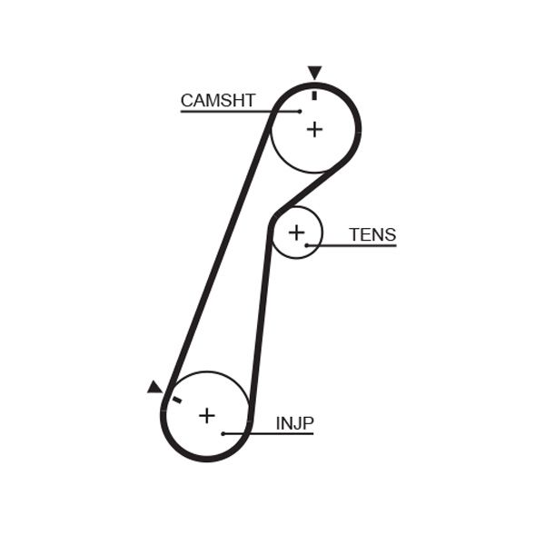 Gates 5478XS Timing Belt - 1