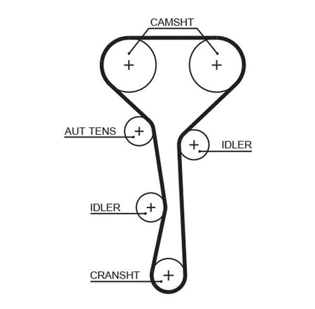 Gates 5507XS Timing Belt - 1