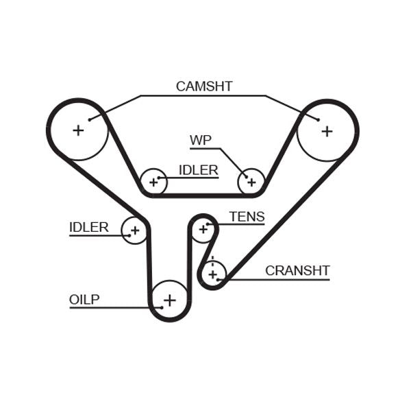 Gates 5518XS Timing Belt - 1