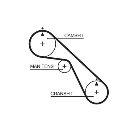Gates 5530XS Timing Belt - 1