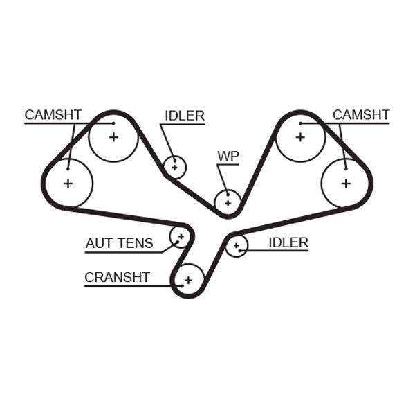 Gates 5605XS Timing Belt - 1