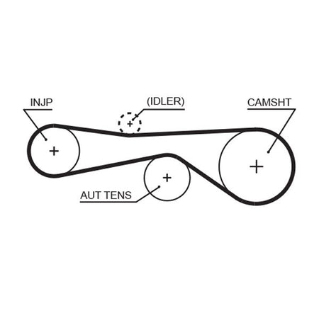 Gates 5676XS Timing Belt - 1