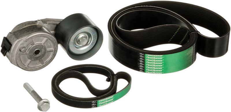 Gates K0112PK1930AHD V-ribbed Belt Set - 1