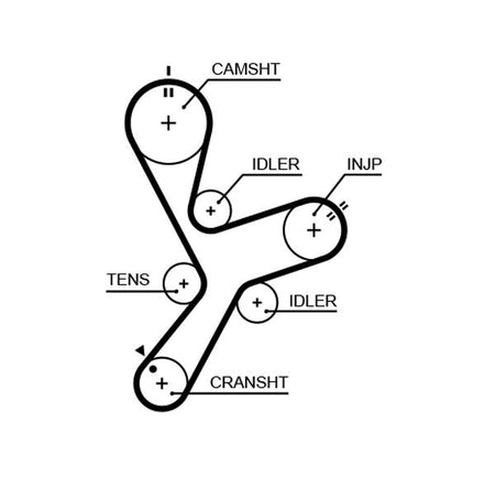 Gates K015641XS Timing Belt Kit - 2