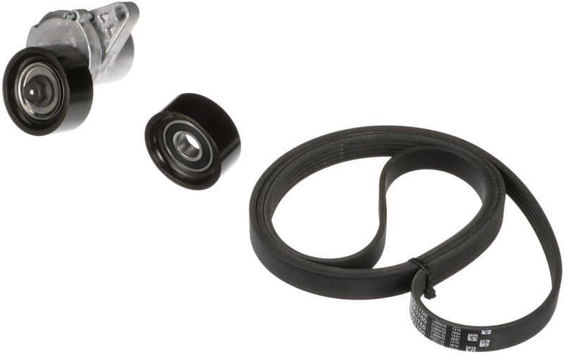 Gates K015PK1750 V-ribbed Belt Set - 1