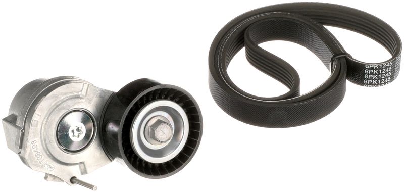 Gates K016PK1245 V-ribbed Belt Set - 1