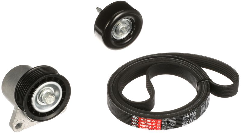 Gates K016PK2228 V-ribbed Belt Set - 1