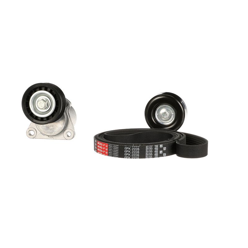 Gates K016PK2228 V-ribbed Belt Set - 3