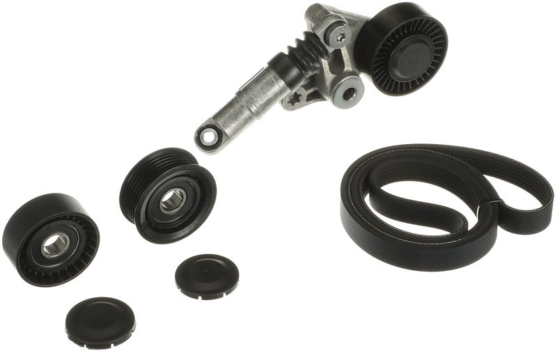 Gates K016PK2460 V-ribbed Belt Set - 1