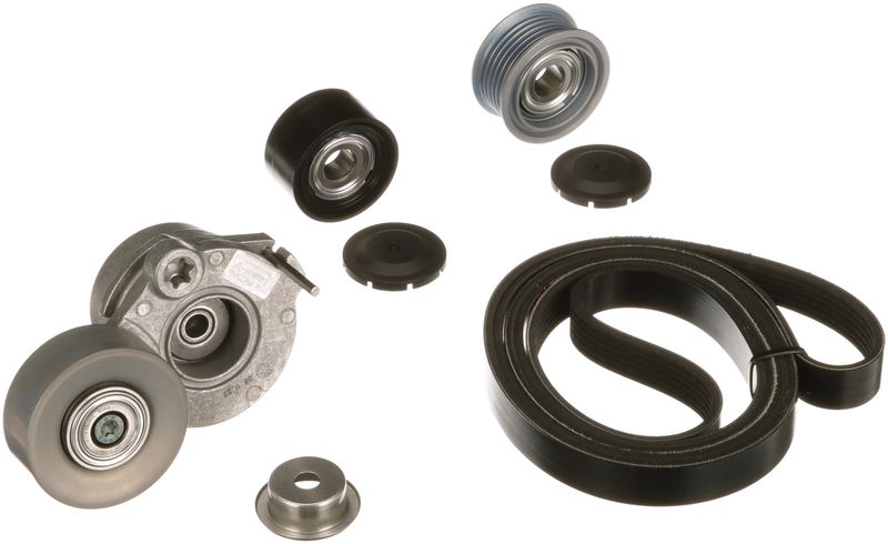 Gates K016PK2573 V-ribbed Belt Set - 1