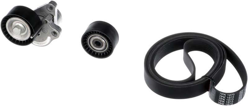 Gates K017PK1973 V-ribbed Belt Set - 1