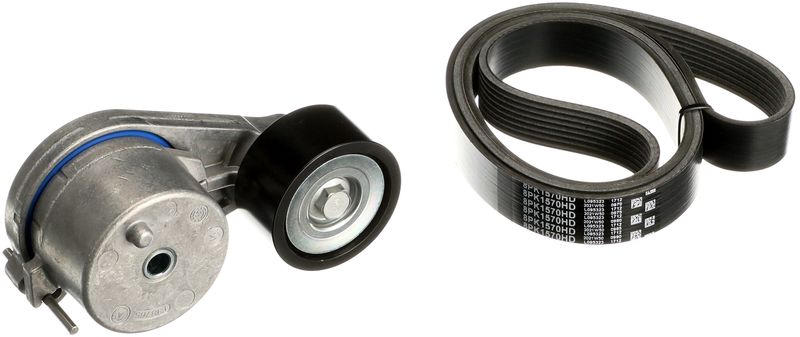 Gates K018PK1570HD V-ribbed Belt Set - 1