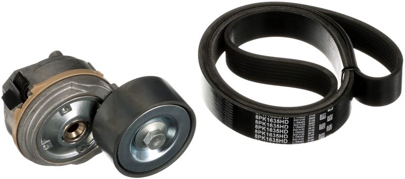 Gates K018PK1635HD V-ribbed Belt Set - 1