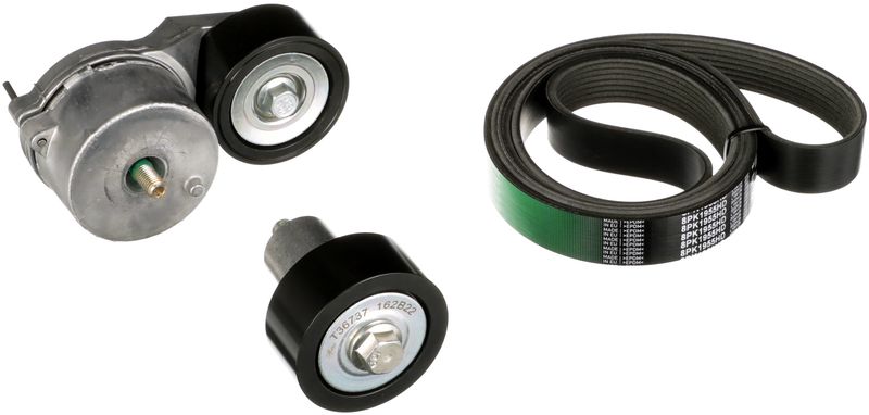 Gates K018PK1955HD V-ribbed Belt Set - 1