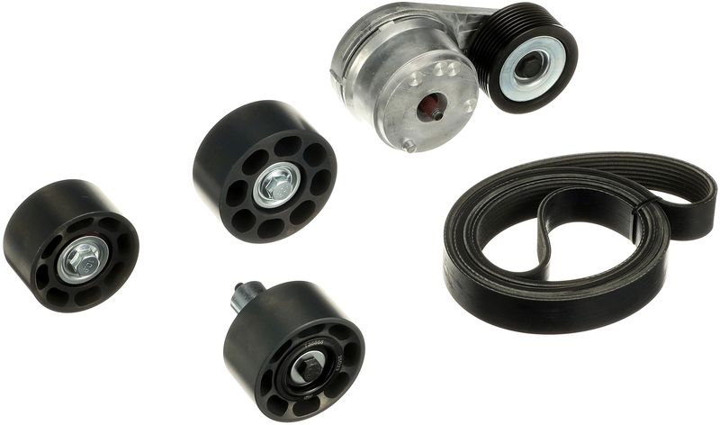 Gates K018PK2028HD V-ribbed Belt Set - 1
