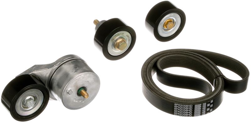 Gates K018PK2058HD V-ribbed Belt Set - 1