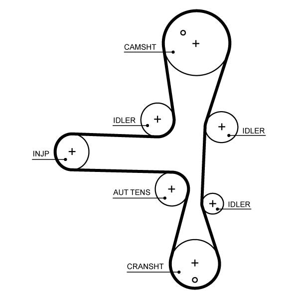 Gates K025701XS Timing Belt Kit - 2