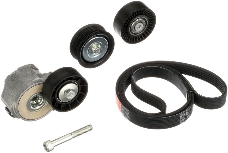 Gates K026PK1413 V-ribbed Belt Set - 1