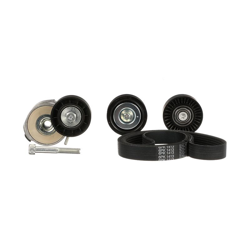 Gates K026PK1413 V-ribbed Belt Set - 2