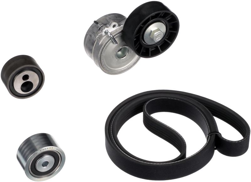 Gates K026PK1470 V-ribbed Belt Set - 1