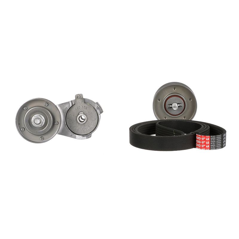 Gates K026PK1548 V-ribbed Belt Set - 2