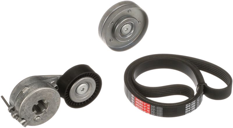 Gates K026PK1590 V-ribbed Belt Set - 1