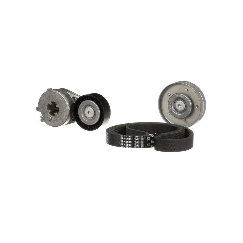 Gates K026PK1590 V-ribbed Belt Set - 4