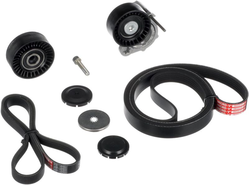 Gates K026PK1835XS V-ribbed Belt Set - 1