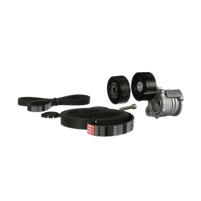 Gates K026PK1835XS V-ribbed Belt Set - 6