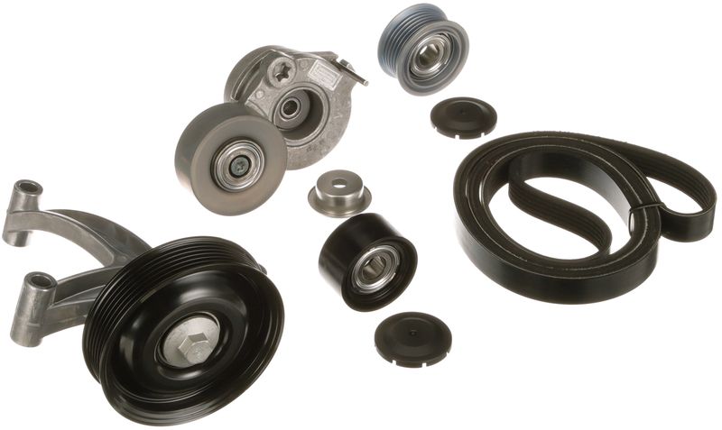 Gates K026PK2573 V-ribbed Belt Set - 1