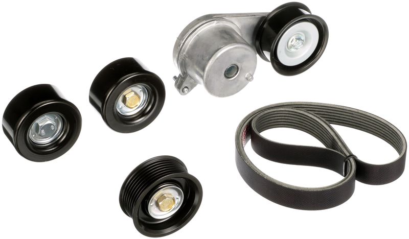 Gates K027PK2020XS V-ribbed Belt Set - 1