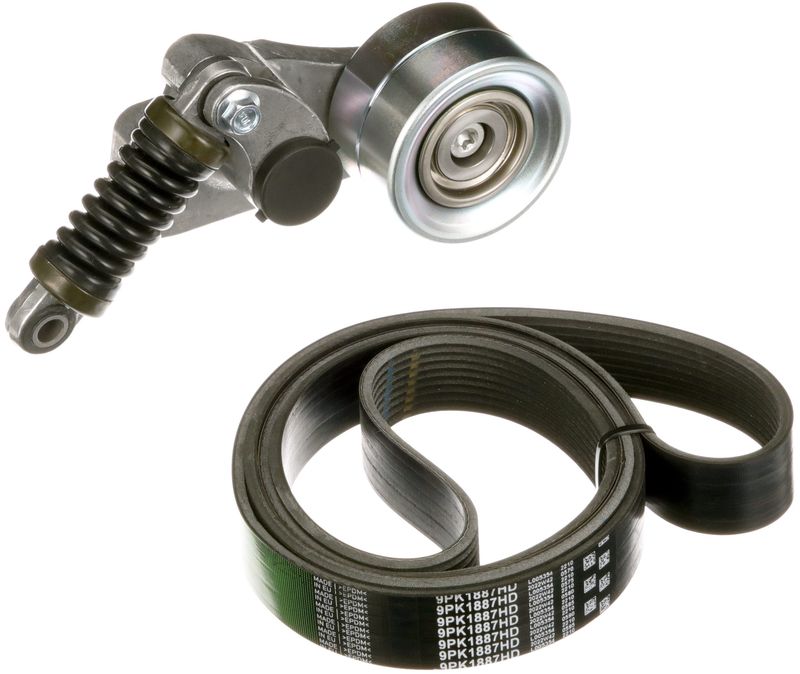 Gates K029PK1887HD V-ribbed Belt Set - 1