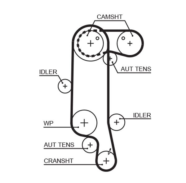 Gates K035565XS Timing Belt Kit - 2