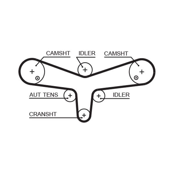Gates K035624XS Timing Belt Kit - 2