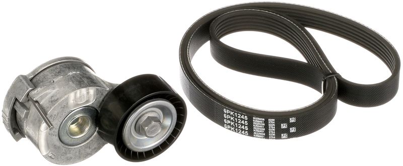 Gates K046PK1245 V-ribbed Belt Set - 1