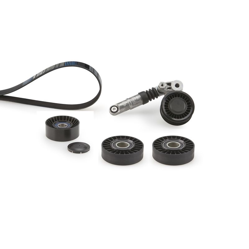 Gates K046PK2580XS V-ribbed Belt Set - 1