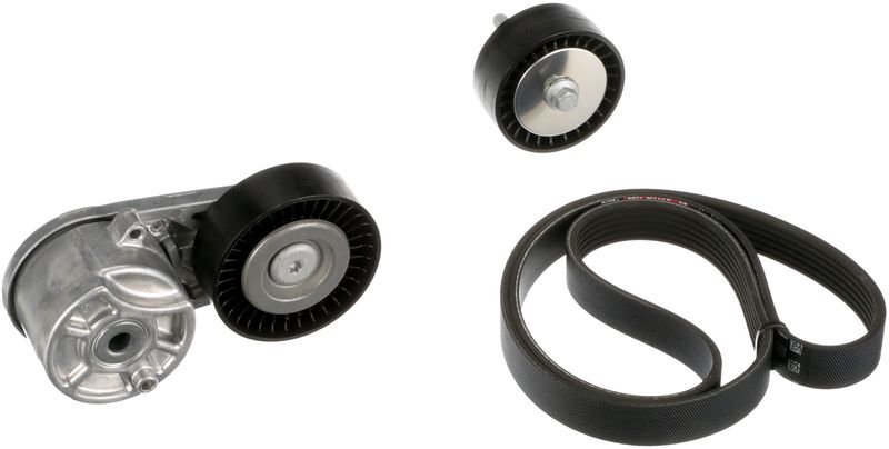 Gates K066PK1413 V-ribbed Belt Set - 1